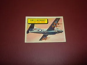 PLANES trading card #47 TOPPS 1957 Army Navy Marines Air Force WORLD AIRPLANES - Picture 1 of 3