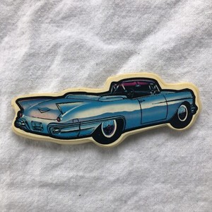 1989 Vintage Arjon Pink And Blue Retro Car Fridge Magnet