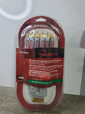 Cable para juegos Rocketfish HD componente video/audio estéreo para Xbox 360 NUEVO Foto 1 de 4