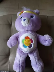 CARE BEARS - Vintage Harmony Bear 14" 2002 Plush - Picture 1 of 1