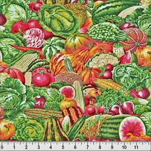 1 YD PLUS 28" X 44", SPIRITO LIBERO, JACOBS "ORTO", TESSUTO PWSL052 - Foto 1 di 1