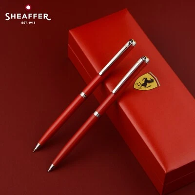 Sheaffer Ferrari 200 Rosso Corsa Mechanical Pencil & Pen Set Official Licensed - image 1 of 4