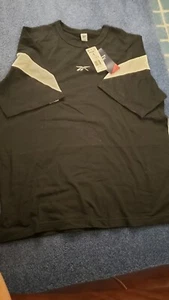 Herren Reebok T-Shirt schwarz/weiß - groß - Bild 1 von 2
