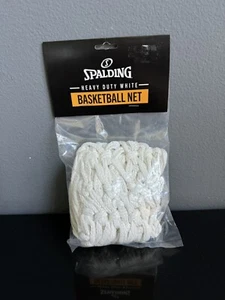 NEU Spalding strapazierfähiges Basketballnetz - weiß - Indoor Outdoor brandneu VERSIEGELT - Bild 1 von 2