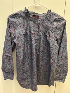 J. Crew Liberty Chambray Popover Shirt - Picture 1 of 5