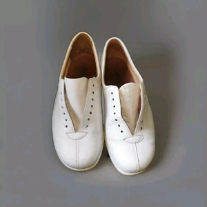 Ganter Damen Halbschuhe Gr. 36 weiß, Leder, Schnürschuhe,  gut erhalten.  - Bild 1 von 9