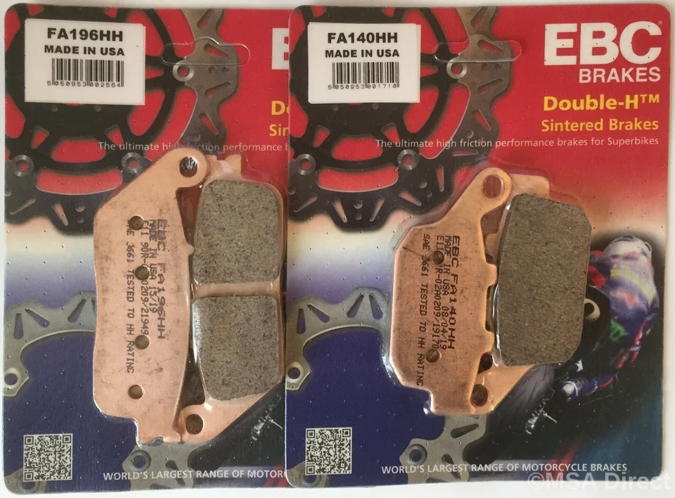 Pastillas de freno delanteras y traseras sinterizadas EBC para HONDA CB500X / CBR500R (2013 a 2021) Foto 1 de 4