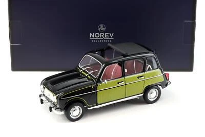 1:18 NOREV Renault 4 Parisienne 1963 Nero/Giallo - Limitato 200 Pz. - Immagine 1 di 4