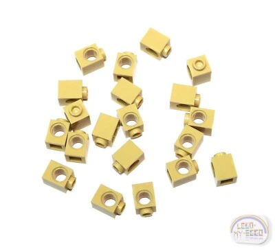 LEGO Technic - 20 x Tech Bricks - 1x1 - New - Tan - (6541, EV3) - Image 1 of 4