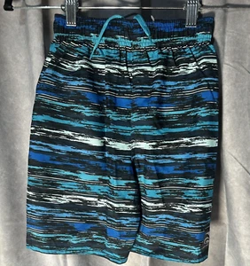 Laguna Swim Trunks Boys Blue Multi Space Dye, Size 5/6 - Picture 1 of 2