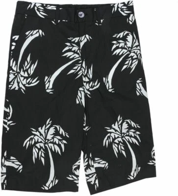 Dolce & Gabbana 男孩热带印花百慕大短裤黑色 L68929 尺寸 4 — 第 1/2 张图片