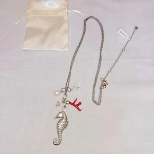 NEW OLD STOCK Brighton Under The Sea konvertierbares Seepferdchen Anhänger Halskette  - Bild 1 von 5