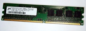 512 MB DDR2-RAM 240-pin 1Rx8 PC2-4200U non-ECC 'Micron MT8HTF6464AY-53ED7' - Photo 1/2