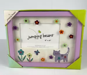 Jumping Beans Kohls Picture Photo Frame Kitty Kids Childs Bedroom 4 x 6 NEW - Picture 1 of 2