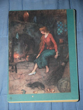 Warwick Goble ~ Cinderella, Vintage Art Card,  Brothers Grimm - The Fairy Book