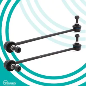 KIT 2 BIELLETTE BARRA STABILIZZATRICE ANTERIORE PER VW GOLF 5 6 7 AUDI A3 SEAT - Imagen 1 de 8