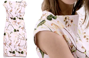 ZARA FLORAL PRINT DRESS ELEGANT SLEEVELESS DRESS WITH ZIP size M New - Picture 1 of 12