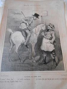 Caricature Liho 1847 Le Péage du Turn-Pike - Foto 1 di 1