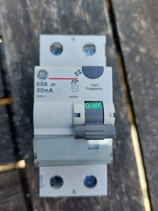 GE General Electric 80A 2 polig RCD 30mA 604241 604243 - Bild 1 von 1