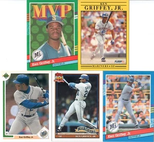 5 verschiedene Ken Griffey Jr. Baseballkarten - Bild 1 von 1