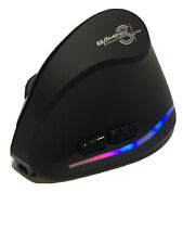 Lighted Rechargeable Wireless Mouse for Laptop 2400 DPI Vertical CTS Gaming