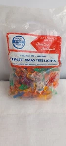 144 Twist Bulb Replacements Ceramic Christmas Tree Lights Narco Vtg Style 97Y - Foto 1 di 4