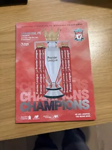 ANFIELD PREMIER LEAGUE CHAMPIONS 2020 MINT LIVERPOOL V CHELSEA - Picture 1 of 5