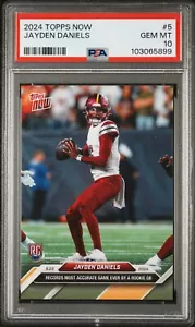 2023 Topps Now #5 Jayden Daniels - PSA 10 GEM MINT - RC ROOKIE - Picture 1 of 1