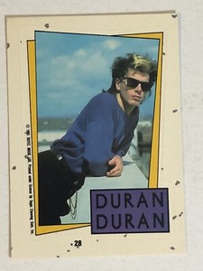 Duran Duran Trading Card 1985 #28