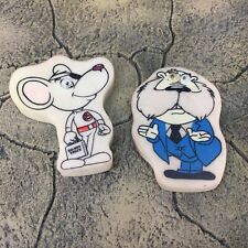 Rare Vintage 1980s Cartoon Danger Mouse Eraser Rubber Gomme School Kids