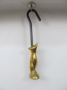 Vintage Chimney Flue Fireplace Key Orante Brass Fox Opener - Picture 1 of 3