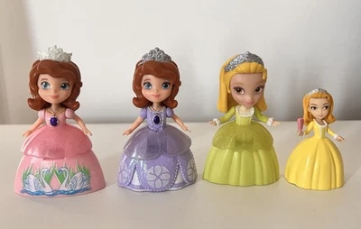 Disney Princess Sofia The First & Friends Amber Folding 3" Figures LOT - Image 1 of 4