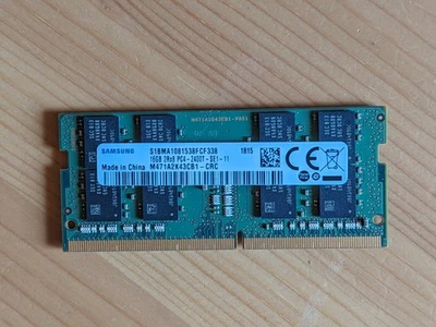 Lenovo Thinkpad T480 RAM 16GB DDR4 SO-DIMM M471A2K43CB1-CRC 01FR302 - Bild 1 von 2