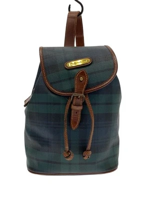 Рюкзак POLO RALPH LAUREN ПВХ GRN чек - Изображение 1 из 4