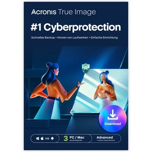 Acronis True Image Advanced 2026 + 50GB Cloud / 3 PC / 1 Jahr / KEY (ESD) - Bild 1 von 1