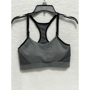 Sujetador de yoga Auden gris enfermería ligeramente forrado correas ajustables soporte cómodo - Imagen 1 de 5