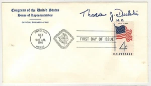 1960 HAWAII 50 STAR FLAG 1153 RARE BUFFALO NY CONGRESS THADDEUS DULSKI - Bild 1 von 1