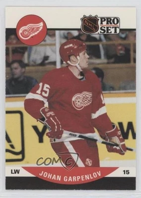 1990-91 Pro Set Johan Garpenlov #605 Rookie RC - Image 1 of 2