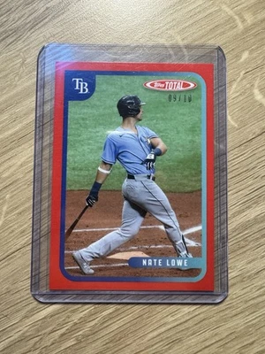 2020 Topps Total Nate Lowe #864 Red /10 - Image 1 of 2