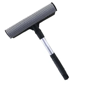  Herramienta de limpieza escobilla de goma de ventana limpiador de doble cara limpiaparabrisas de vidrio ajustable - Imagen 1 de 11