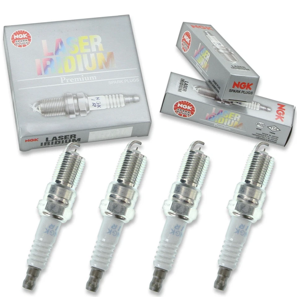 4 pcs NGK Laser Iridium Spark Plugs for 1985-1989 Merkur XR4Ti 2.3L - Engine jw - Image 1 of 4