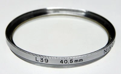 Nikon Rangefinder RF 40.5mm L39 Filter  #3 .......... Minty .......... Rare !! - Image 1 of 4