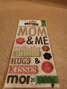 Sticko/Phrase Cafe~Mom~Epoxy Stickers for scrapbooking/crafts - Picture 1 of 1