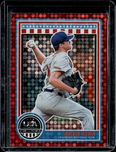 2025 Panini Stars & Stripes USA Baseball Miller Green Red 069/199 - Picture 1 of 2
