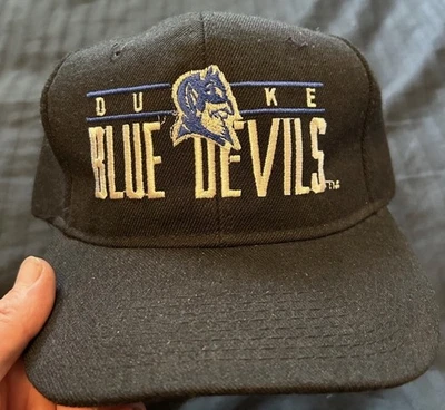 Vintage Duke Blue Devils Youngan Cardinal Cap Wool Snapback Cap Hat 90s VTG NCAA - Image 1 of 2