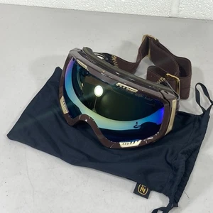 VonZipper VZ Feenom Schneebrille - kleiner Kratzer - gold & braun - Bild 1 von 11