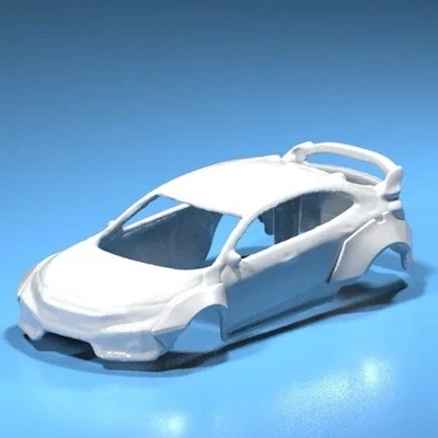 Kit de carrocería con impresión 1/64 Civic FK RB Style Kit Ancho Hotwheels Foto 1 de 3