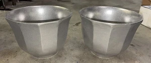 Bon Chef 9107-N Aluminum Display Bowl hexagonal Salad 8.5” Set Of 2 - Bild 1 von 7