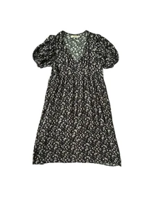 Christy Dawn Dress Womens XS Petite Black White Floral *Missing Drawstring* - Picture 1 of 6