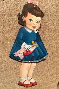 1960 Betsy Dress-A-Doll Storybook Paper Doll Lowe - Bild 1 von 5